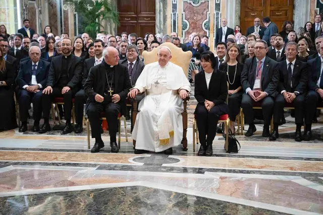 Blog foto grupal papa francisco