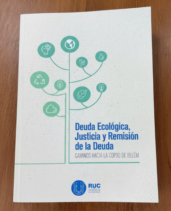 La RUC lanza en la COP30 su libro sobre deuda ecológica y justicia climática image