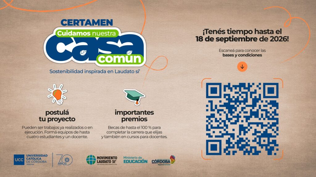 Se abre concurso para presentación de proyectos centrados en el cuidado de la Casa Común whatsapp image 2026 05 18 at 09.34.55