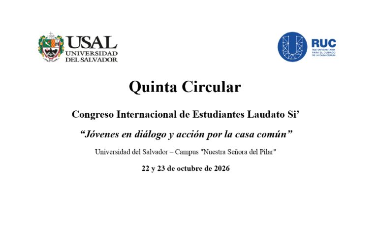 quinta circular congreso laudato